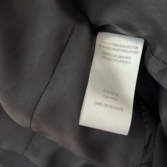 BCBGMaxAzria Ruched Cap Short Sleeve Black Blazer Jacket - Picture 11 of 15